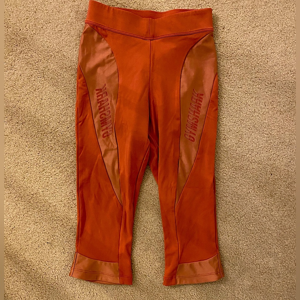 Gymshark Orange Capri Leggings